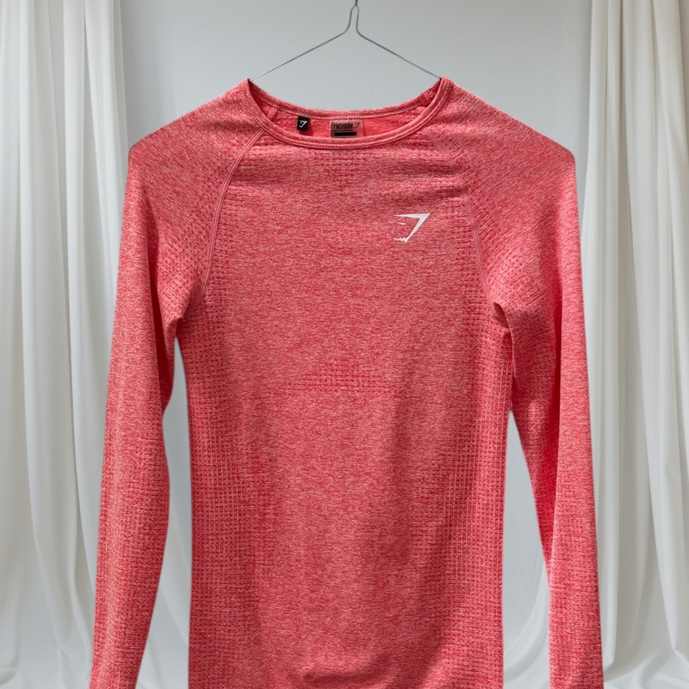Gymshark Women’s Orange Long Sleeve Performance Shirt! XS - Picture 3 of 6
